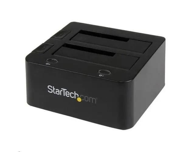 Docking Station Startech UNIDOCKU33, 2x2.5inch/3.5inch, USB 3.0 (Negru)