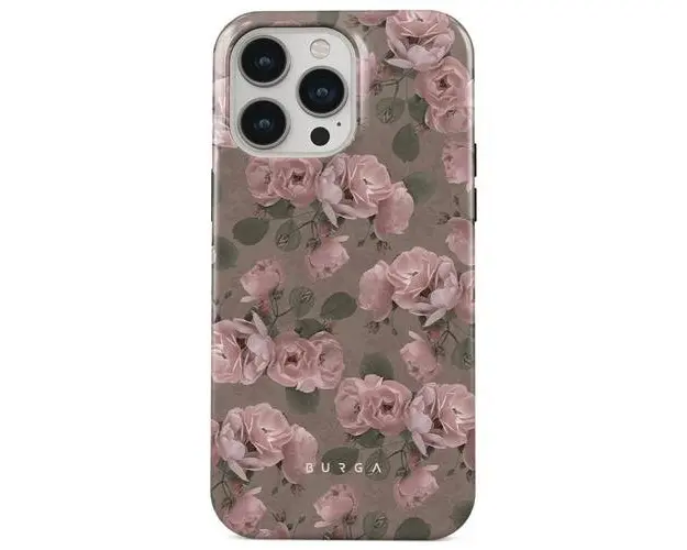 Husa Burga Dual Layer Vintage Glamour compatibila cu iPhone 14 Pro