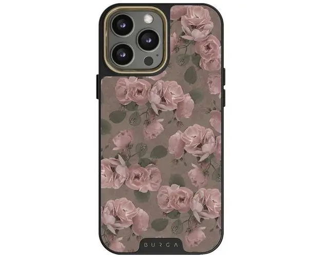 Husa Burga Elite Gold Vintage Glamour compatibila cu iPhone 15 Pro Max
