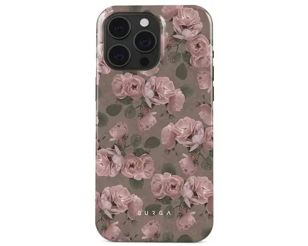 Husa Burga Dual Layer Vintage Glamour compatibila cu iPhone 15 Pro Max