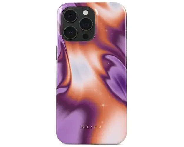 Husa Burga Dual Layer Nebula compatibila cu iPhone 15 Pro