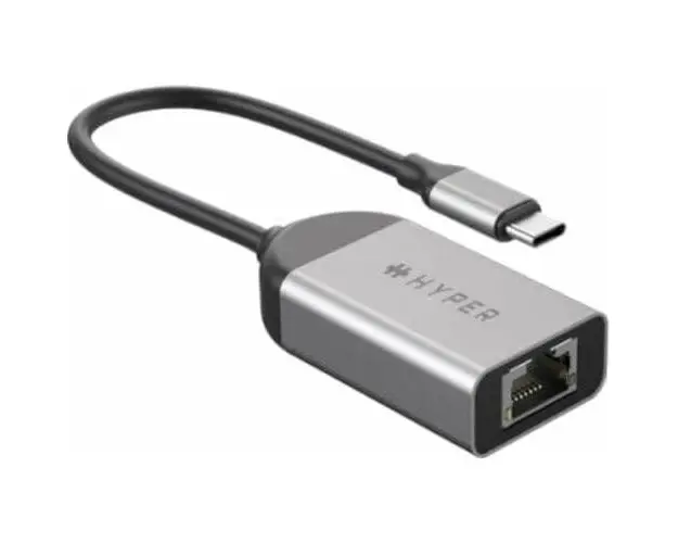 Placa de retea HyperDrive USB-C (Gri)