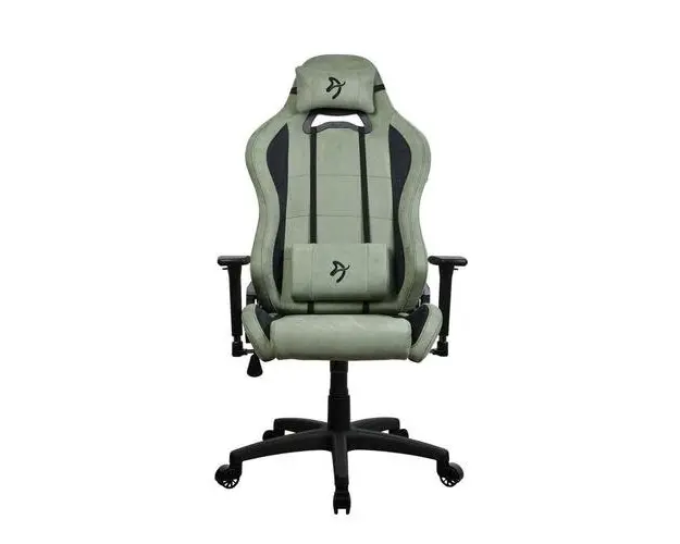 Scaun gaming Arozzi TORRETTA-SPSF-FST, Textil, Capacitate maxima 120kg, Negru/Verde
