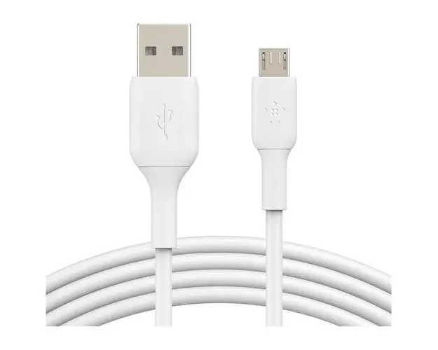 Cablu Belkin BOOST CHARGE Micro-USB catre USB-A, PVC, 1M, Alb