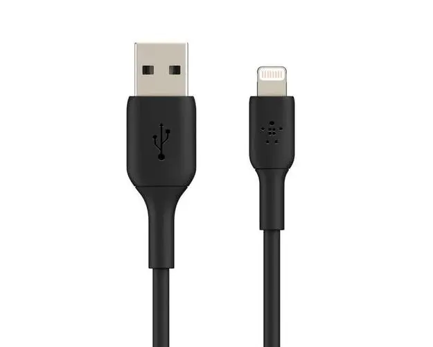 Cablu Belkin BOOST CHARGE USB-A catre Lightning, PVC, 1M, Negru