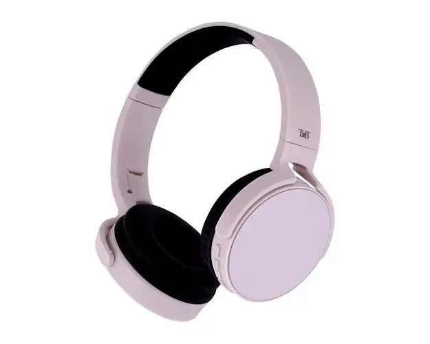 Casti Stereo Wireless T'nB Single 2, Microfon, Bluetooth (Roz)