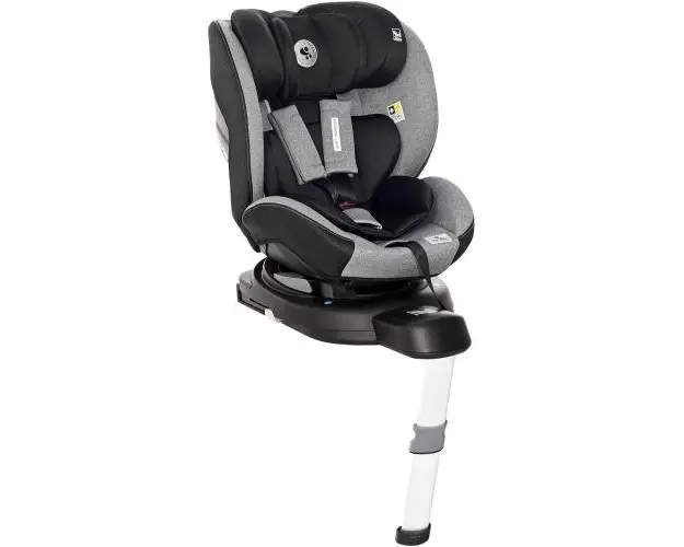 Scaun auto ISOFIX i-Size Lorelli Proxima, rotativ, 40-105 cm, Gri/Negru