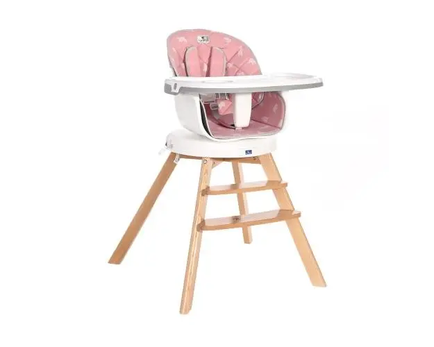 Scaun de masa 3 in 1 Lorelli Napoli Pink Bears, sezut rotativ, Roz