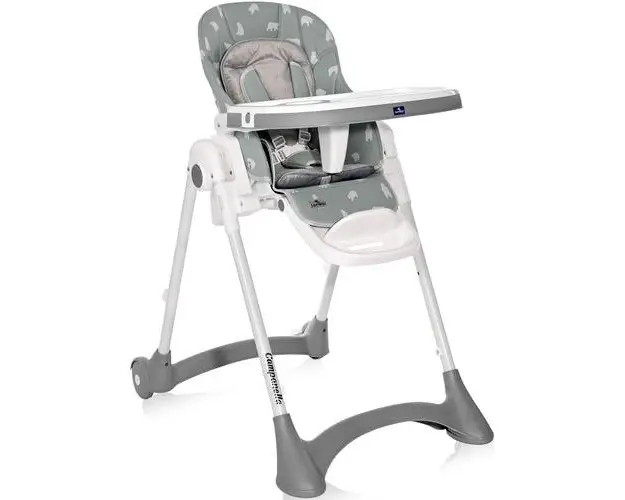Scaun de masa Lorelli Campanella Blue Surf Bears, reglabil, 6-36 luni, Albastru