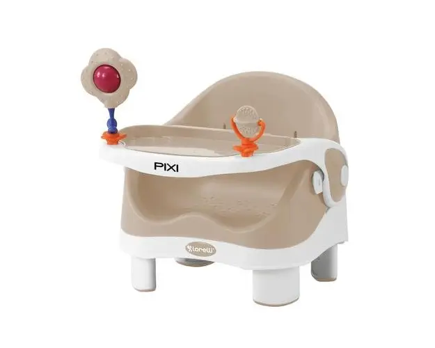 Scaun de masa, Bertoni Lorelli, Pixi, Booster, Beige & White