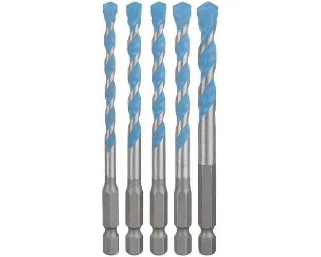 Set de 5 burghie Bosch Expert HEX-9 MultiConstruction 2608900586, 5.5 - 8 mm