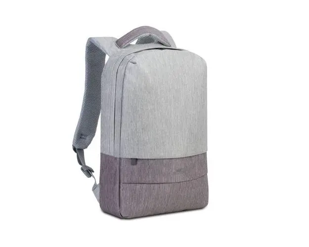 Rucsac pentru laptop RivaCase, 7562 Prater, 15.6inch, Poliester, Gri