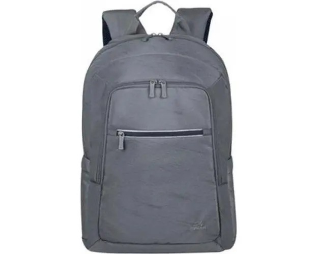Rucsac pentru notebook, RivaCase, Poliester, 15,6inch/16inch, Gri