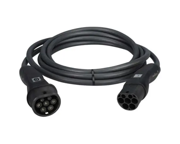 Cablu de incarcare WALLBOX drept TYP 2 / TYP 2 Trifazic 7M, Negru