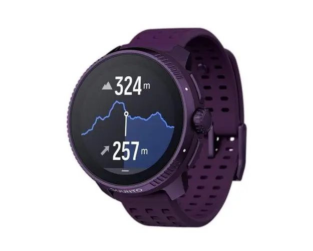 Ceas activity tracker Suunto Race Titanium, Ecran AMOLED 1.43inch, Bluetooth, GPS, 32GB Flash, Altimetru, Ritm cardiac, Alerte meteo, Multisport (Mov)