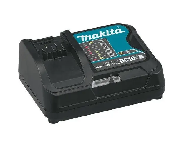 Incarcator rapid pentru baterii, Makita, 120x163x73 mm, Negru