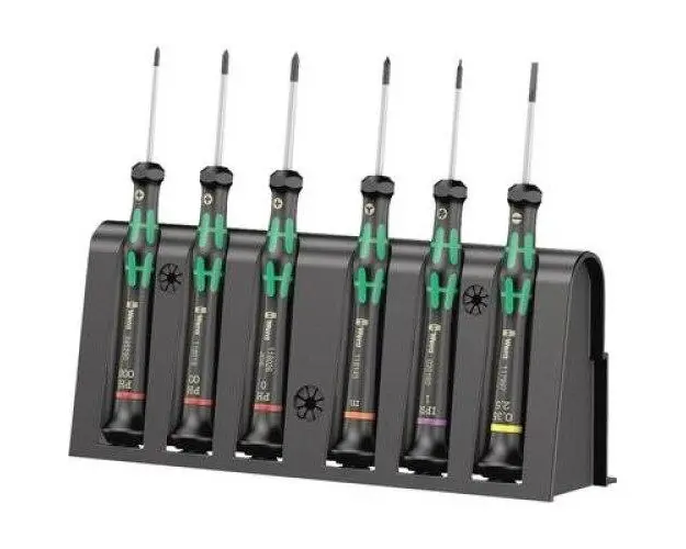 Set 6 Surubelnite Wera, Negru
