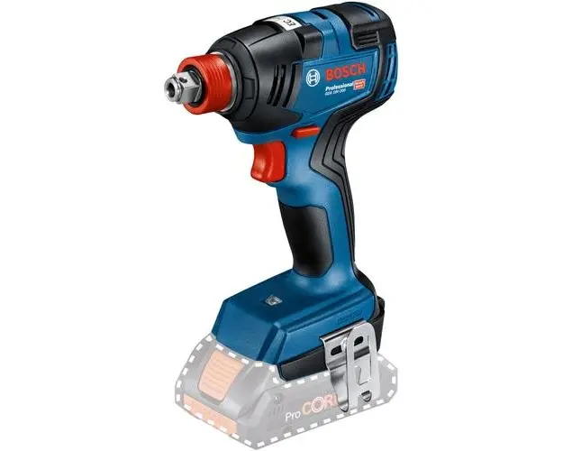 Masina de infiletat cu impact Bosch Professional GDX 18V-200, 18 V, 200 Nm, 3400 RPM, 4200 percutii/min, insertie 1/2 scula + incarcator si accesorii