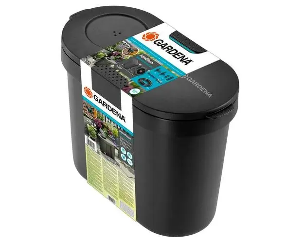 Stropitoare, Gardena, AquaBloom, Rezervor 10.5 litri, Negru