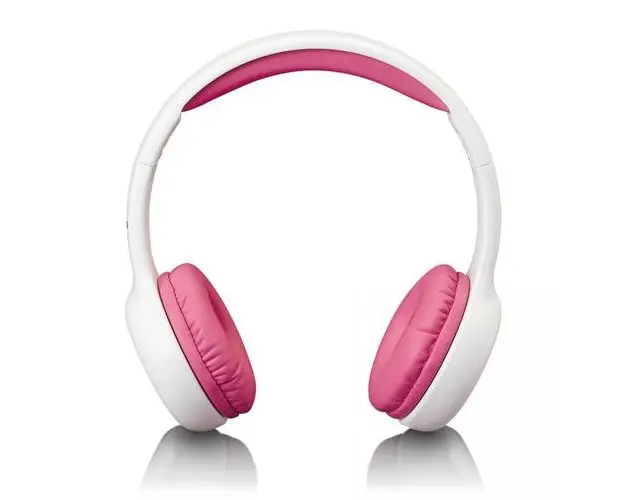 Casti Stereo copii Lenco HP-010PK, 1.2m, Jack 3.5mm (Roz/Alb)