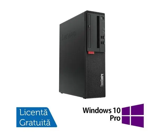 Calculator Sistem PC Refurbished Lenovo ThinkCentre M710S SFF, Intel Core i5-6500 3.20-3.60GHz, 8GB DDR4, 256GB SSD + Windows 10 Pro