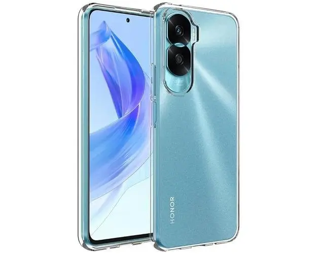 Husa Lemontti Ultra Slim Silicon compatibila cu Honor 90 Lite, Transparent