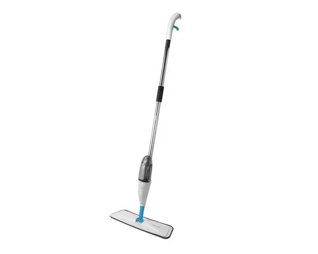 Mop cu spray Esperanza Perfect Clean 96399, microfibra, rezervor 350ml (Alb/Albastru)