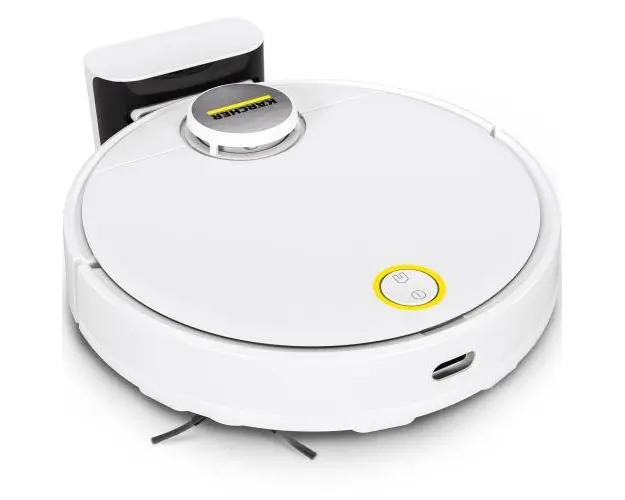 Robot aspirare Karcher RCV 3 *EU WiFi, 33W, aspirator si mop, navigatie LiDar, 3200mAh, autonomie 120 de minute, putere de aspirare 2500 Pa, recipient praf 500ml, recipient apa 170ml (Alb)