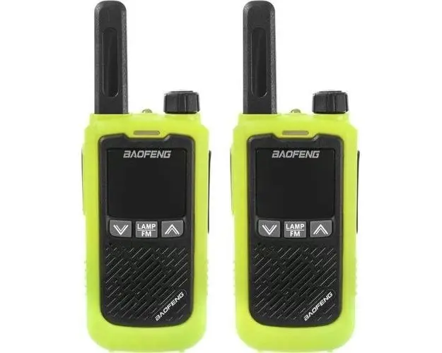 Set 2 statii radio PMR Baofeng BF-T17, raza de actiune pana la 5 km (Verde)
