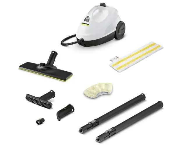 Aparat de curatat cu abur Karcher cu abur SC 2 EasyFix, 1.512-600.0, 1500W, 3.2 Bar, 1 L, incalzire 6.5 min (Alb/Negru)