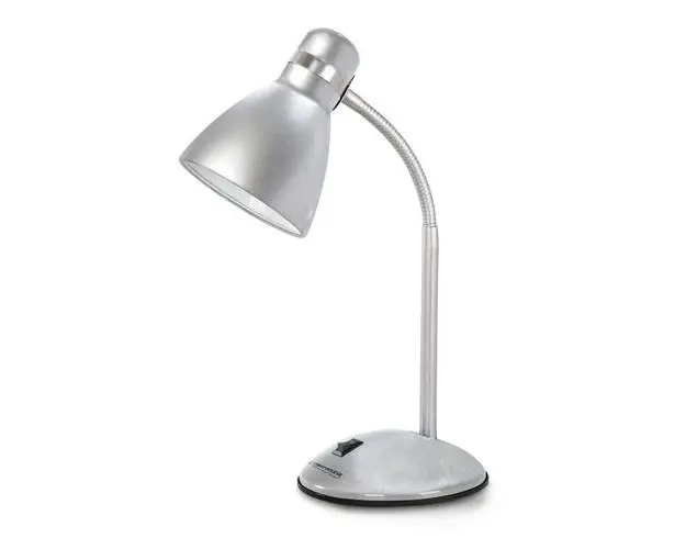 Lampa de masa, Esperanza, E27, Argintiu