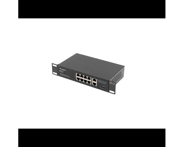 Switch PoE Lanberg RSFE-8P-2GE-120, 8 Porturi