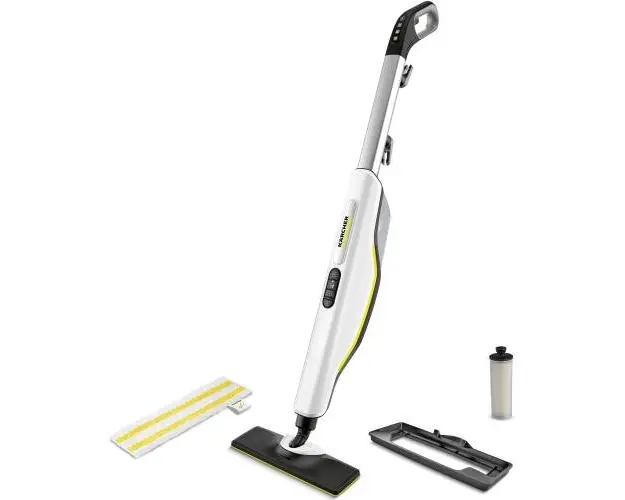 Aparat de curatare cu aburi Karcher SC 3 EasyFix Upright, 1.513-530.0, 1600 W, rezervor 0.5 L, reglare abur, Alb/Negru