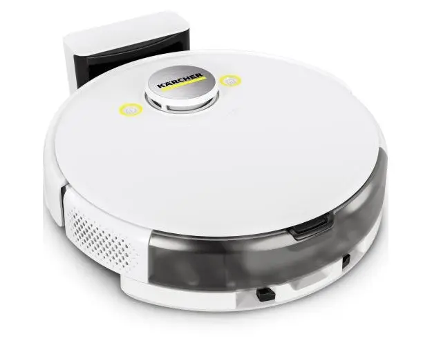 Robot aspirare Karcher RCV 5 *EU, WiFi, 36W, aspirator si mop, navigatie LiDar, 5200mAh, autonomie 120 de minute, putere de aspirare 5000 Pa, recipient praf 330ml, recipient apa 240ml (Alb)