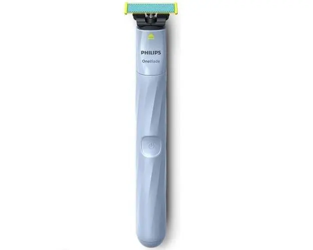 Trimmer facial Philips QP1324/20, Ud/Uscat, 30 minute autonomie (Albastru)