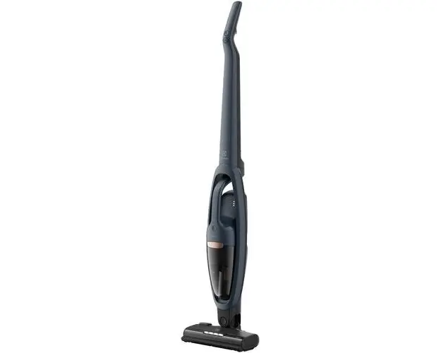 Aspirator vertical 2 in 1 ELECTROLUX Seria 500 ES52B25WET, 25.2V, 2000 mAh, 55 min, 2 trepte de putere, Perie Turbo multisuprafete si PowerPro Mop cu lumina LED, tehnologie BrushRollClean, tub telescopic, duza ingusta/perie (Albastru)