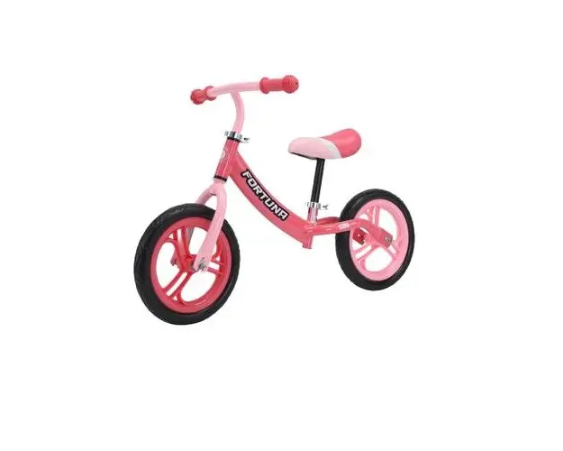 Bicicleta de echilibru Lorelli Fortuna, roti 10inch, 2-5 ani, Roz
