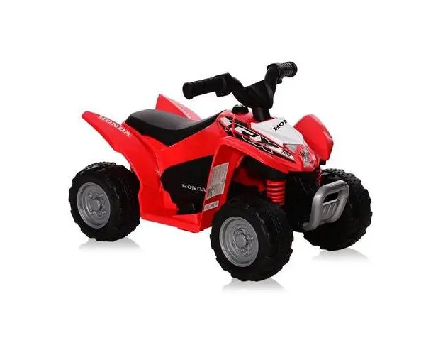 ATV electric pentru copii Lorelli, licenta Honda, 18-36 Luni, cu sunete si lumini, Rosu