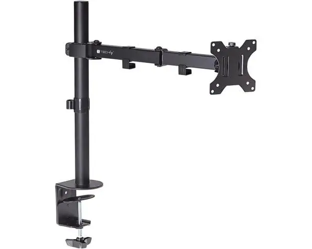 Suport de birou pentru monitor Techly ICA-LCD 503BK2, 13-27 inch, brat reglabil, dubla ajustare (Negru)