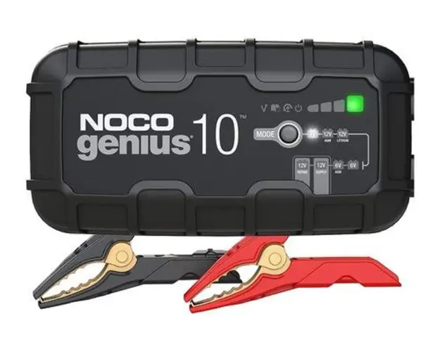 Incarcator baterie NOCO GENIUS10EU, tensiune de incarcare: 6/12 V NOCO, curent de incarcare: 10A, alimentare: 120/240V (Negru)