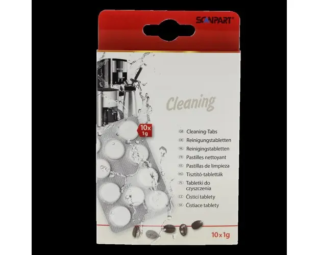 Tablete curatare pentru aparat cafea, SCANPART, 10 bucati