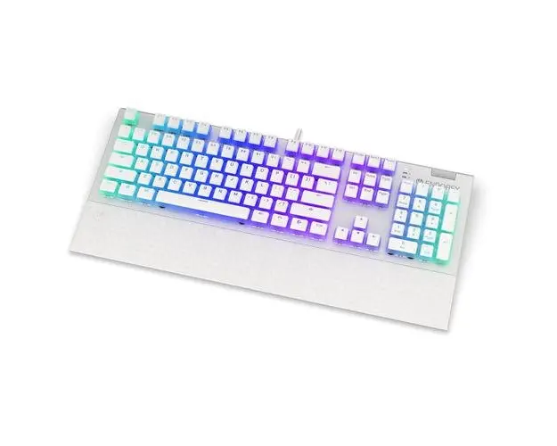 Tastatura Gaming Endorfy Omnis Pudding, iluminare RGB, USB (Alb)