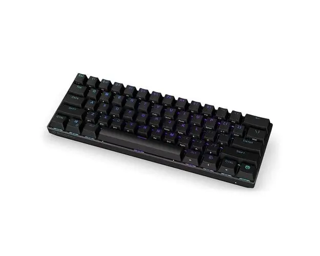 Tastatura Gaming Endorfy Thock Compact, Wireless, USB, Layout US (Negru)