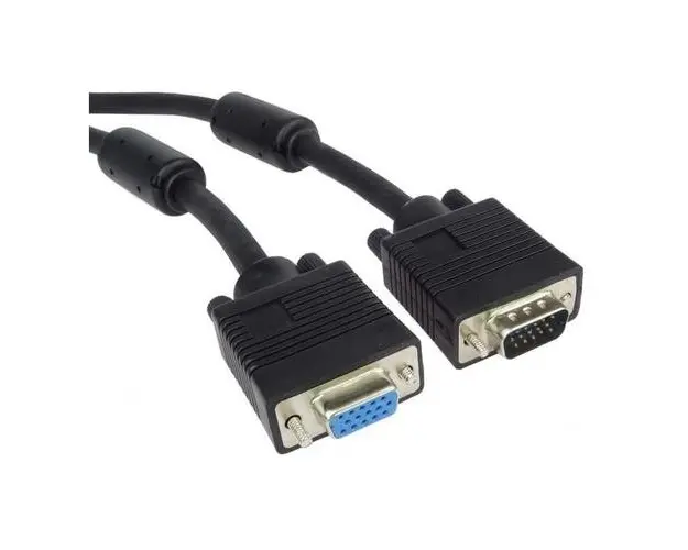 Cablu prelungitor VGA, mama - tata, cu ferite, high quality, dubluecranat, 3m, PremiumCord kpvc03