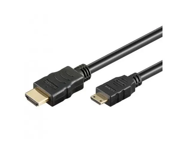 Cablu HDMI - Mini HDMI, 4K@30Hz, Versiunea 1.3, conectori auriti, 2m, PremiumCord, kphdmac2