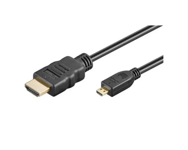Cablu HDMI - Micro HDMI, 4K@60Hz, conectori auriti, 2m, PremiumCord kphdmad2