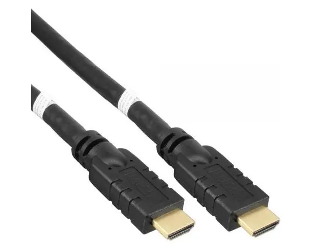 Cablu HDMI cu amplificator, High Speed, Ethernet, 4K@60Hz, tripluecranat, V2.0, conectori auriti, 20m, PremiumCord kphdm2r20
