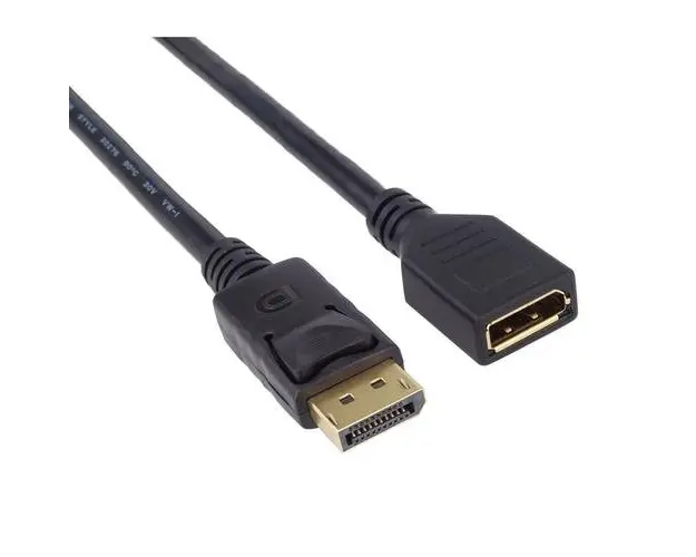 Cablu prelungitor DisplayPort, tata - mama, 4K@30Hz, conectori auriti, 2m, dublu ecranat, PremiumCord