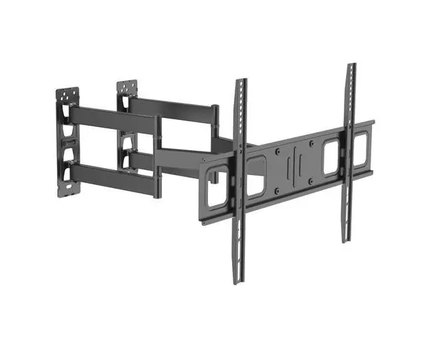 Suport Perete Techly ICA-PLB 215BK, reglabil, 32-70 inch, 40 kg, brat dublu, extensibil, Full-Motion (Negru)