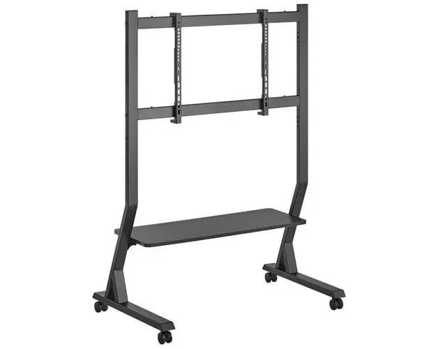 Stand TV mobil pe roti Techly, ICA-TR325, universal, raft inlcus, 45 - 90 inch, Negru